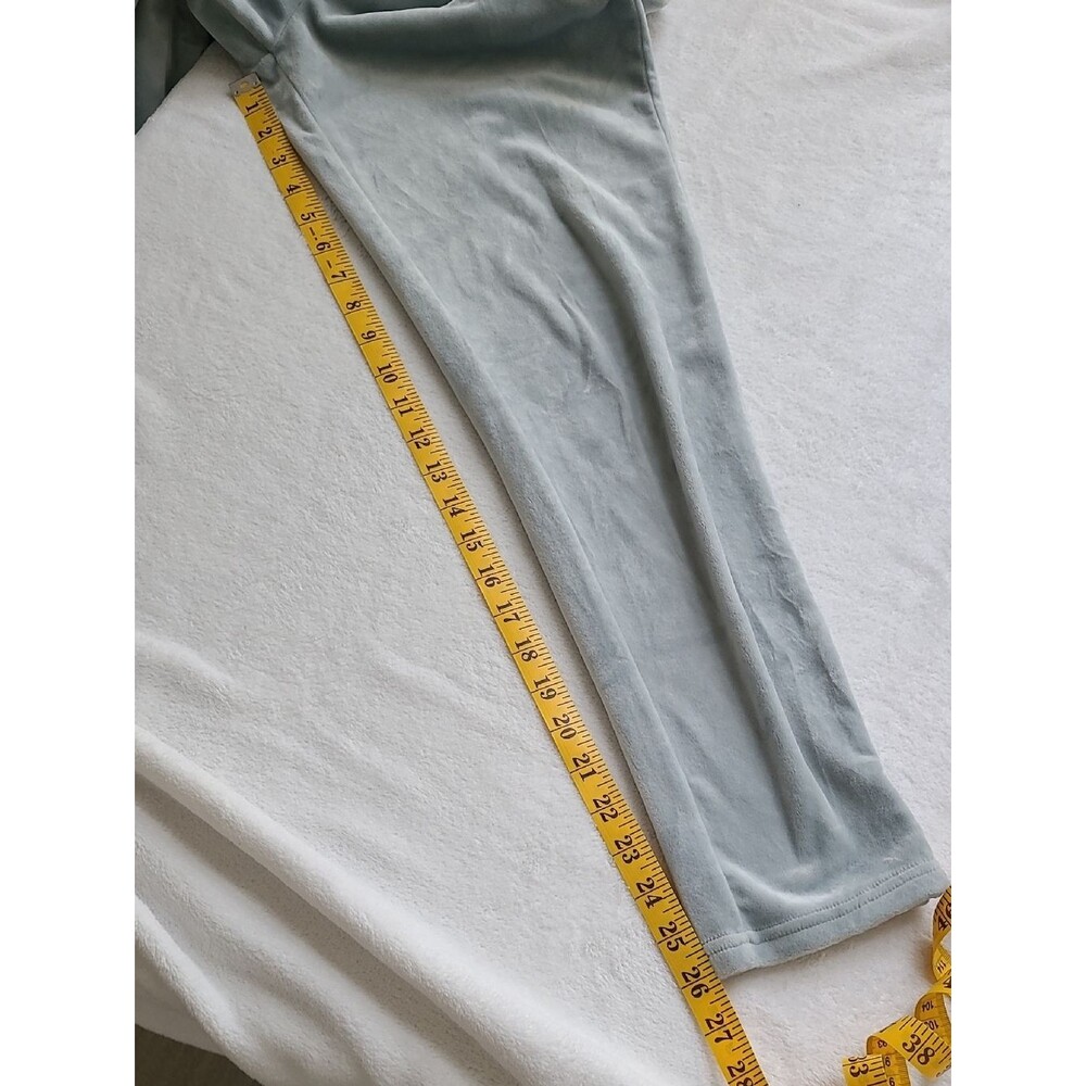 UGG Light Sage Velour Loungewear Set Haydn Jogger Shanara Top XS blue Seafoam - Picture 5 of 6